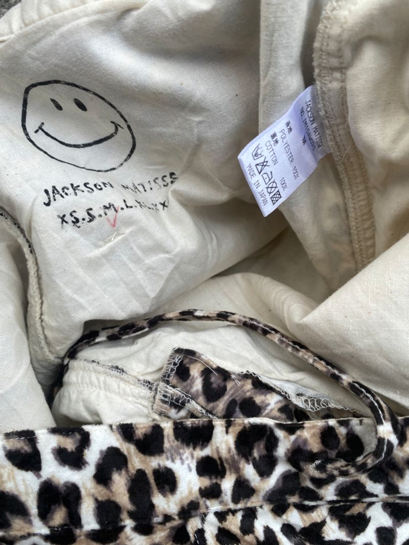 Jorts Leopard Y2K Made in Japan, foto 4