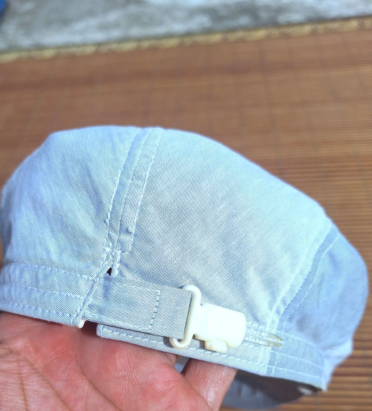 Lacoste Vintage Hat Pria gray blue, foto 3