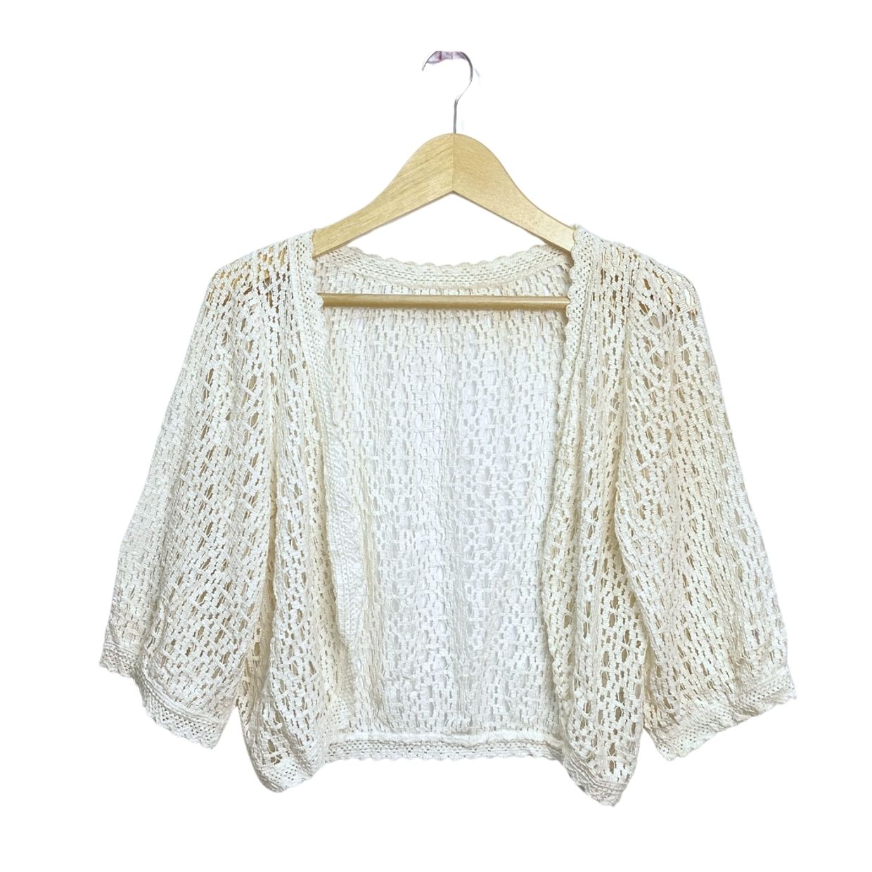 Y2K Casual Cardigan Wanita cream