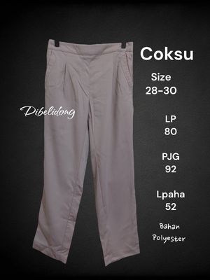 Celana panjang coksu