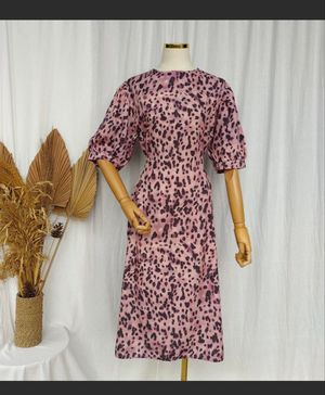 Dress leopard dress pesta