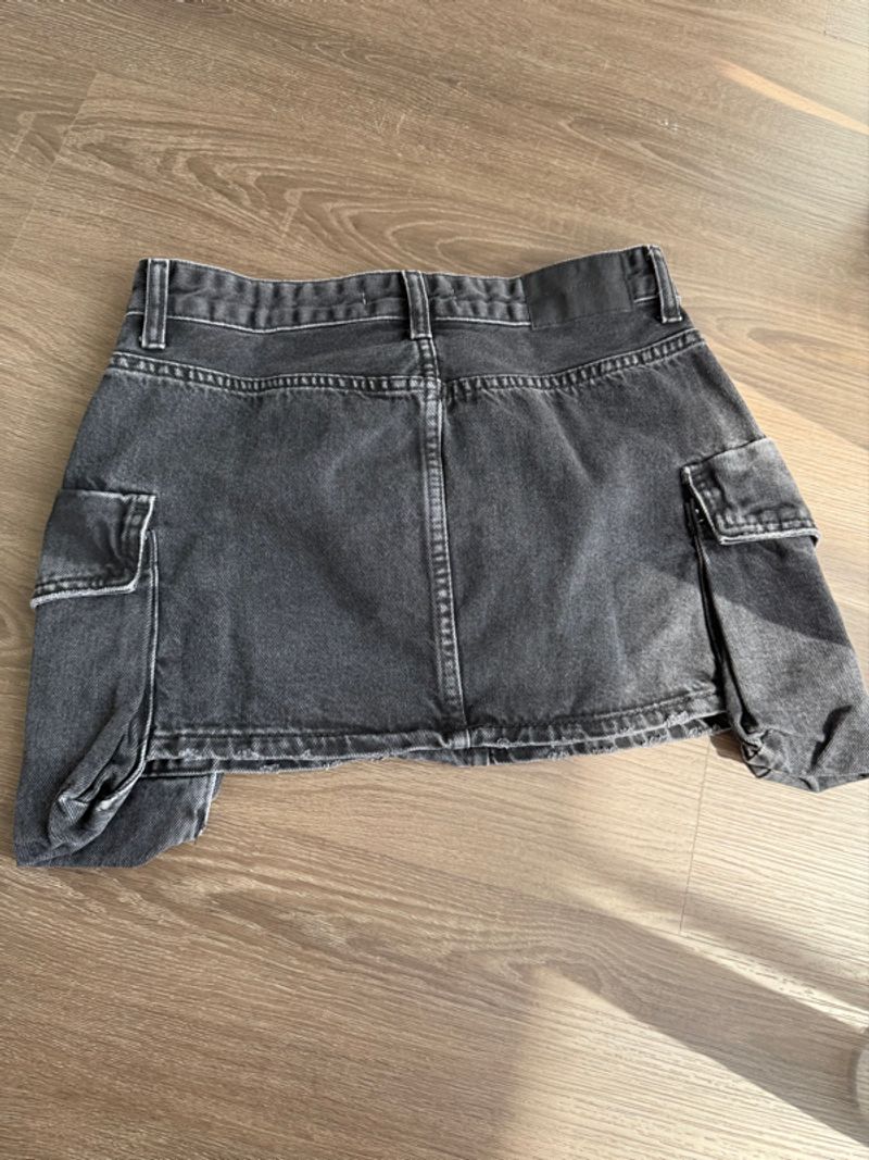 P&B micro low denim skirt, foto 2