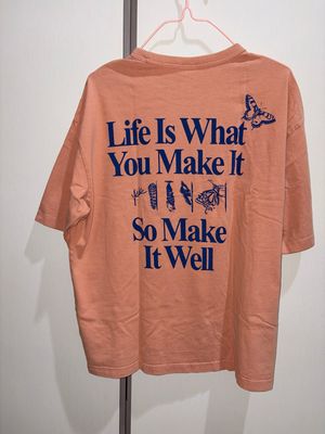 Baju H&M kaos oversized, ukuran M fit to L