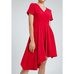 Red Dress Layering