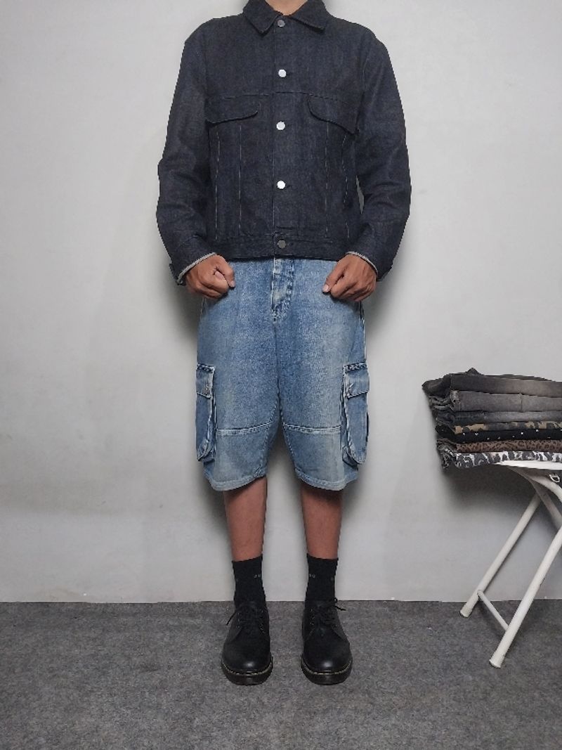 "Mediamix" Cargo Jorts Blue, foto 3