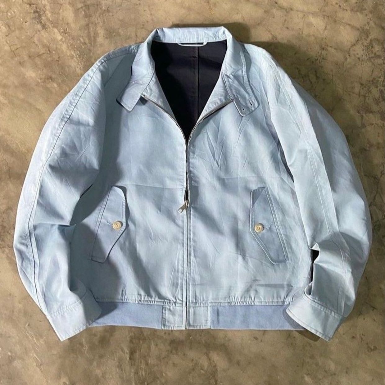 Uniqlo Streetwear Casual Track jacket Pria black blue