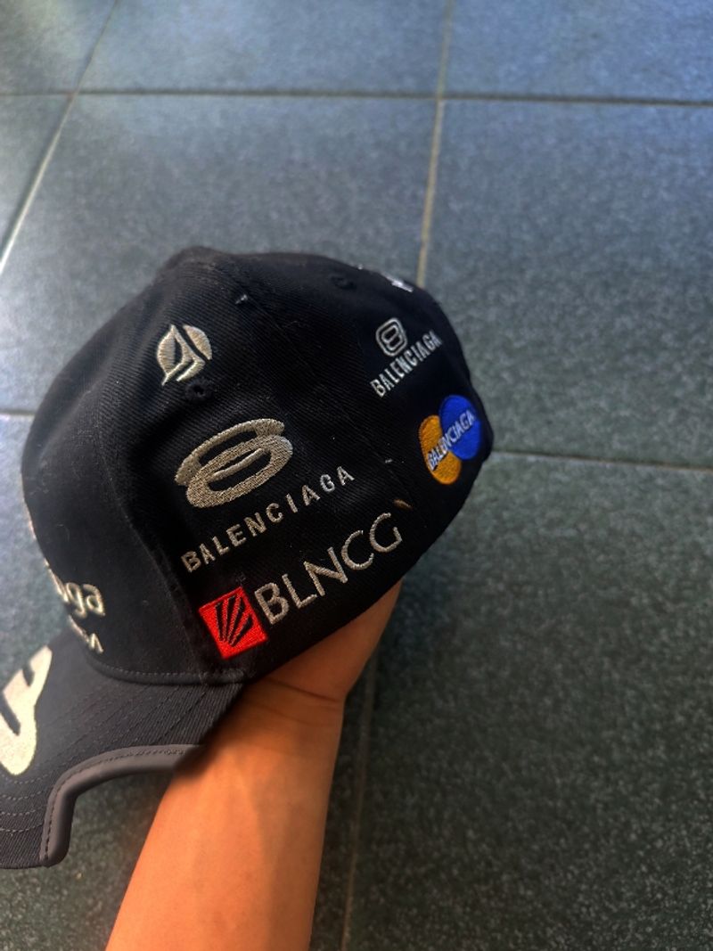 Balenciaga Racer Cap In Black, foto 6