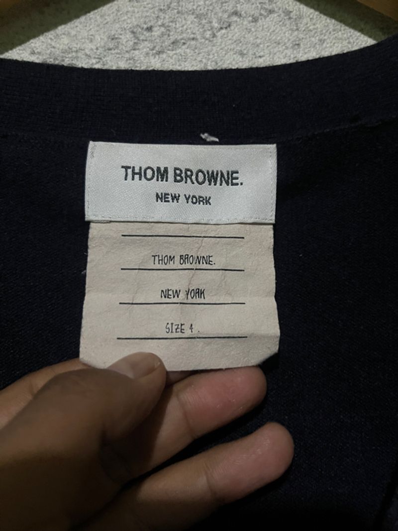 Thom browne cardigan unisex, foto 2
