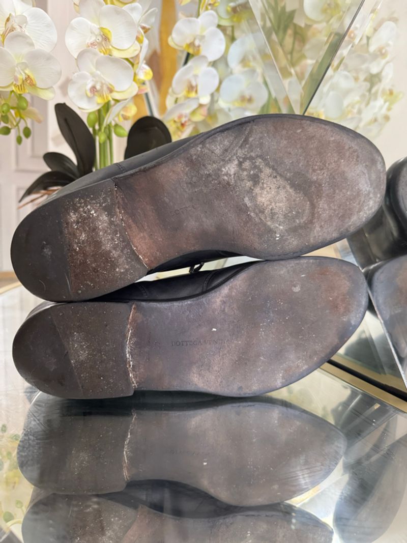 Bottega veneta leather loafers, foto 5