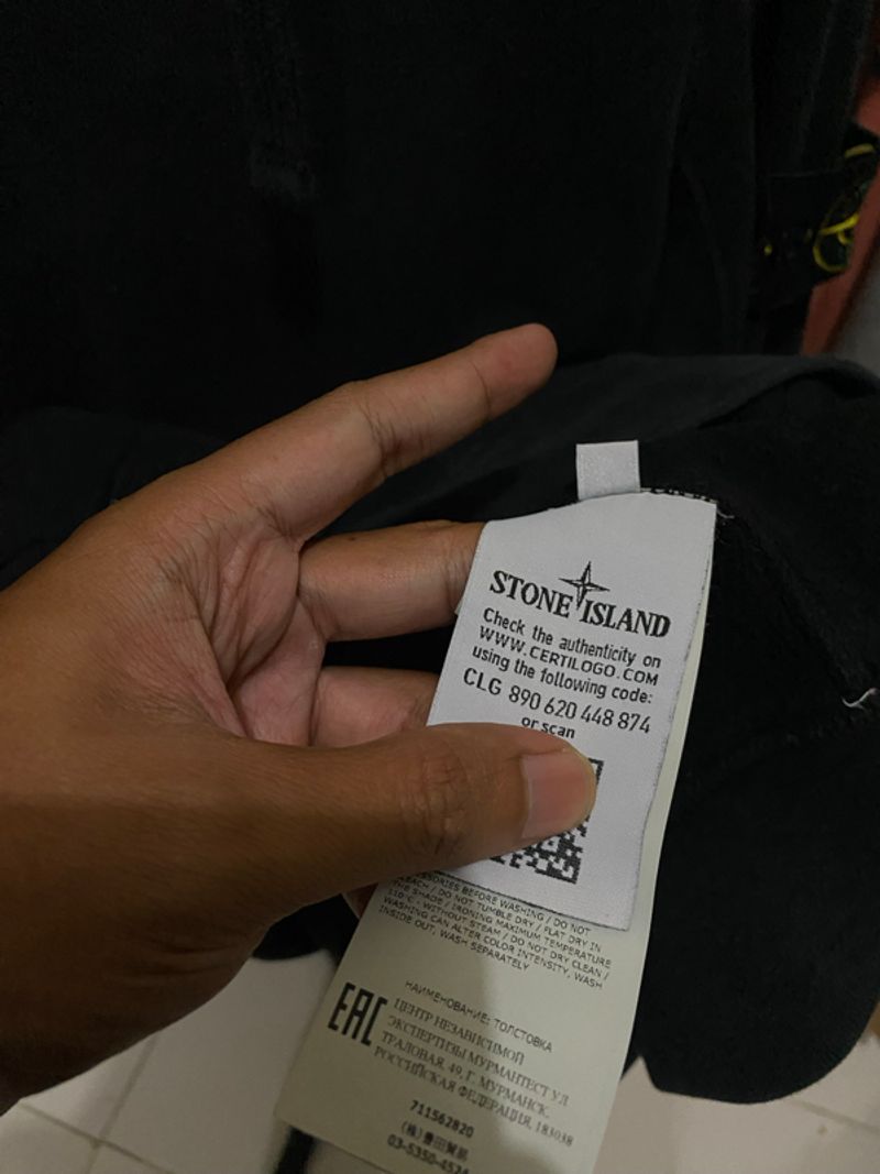 Stone Island Black Hoodie, foto 4