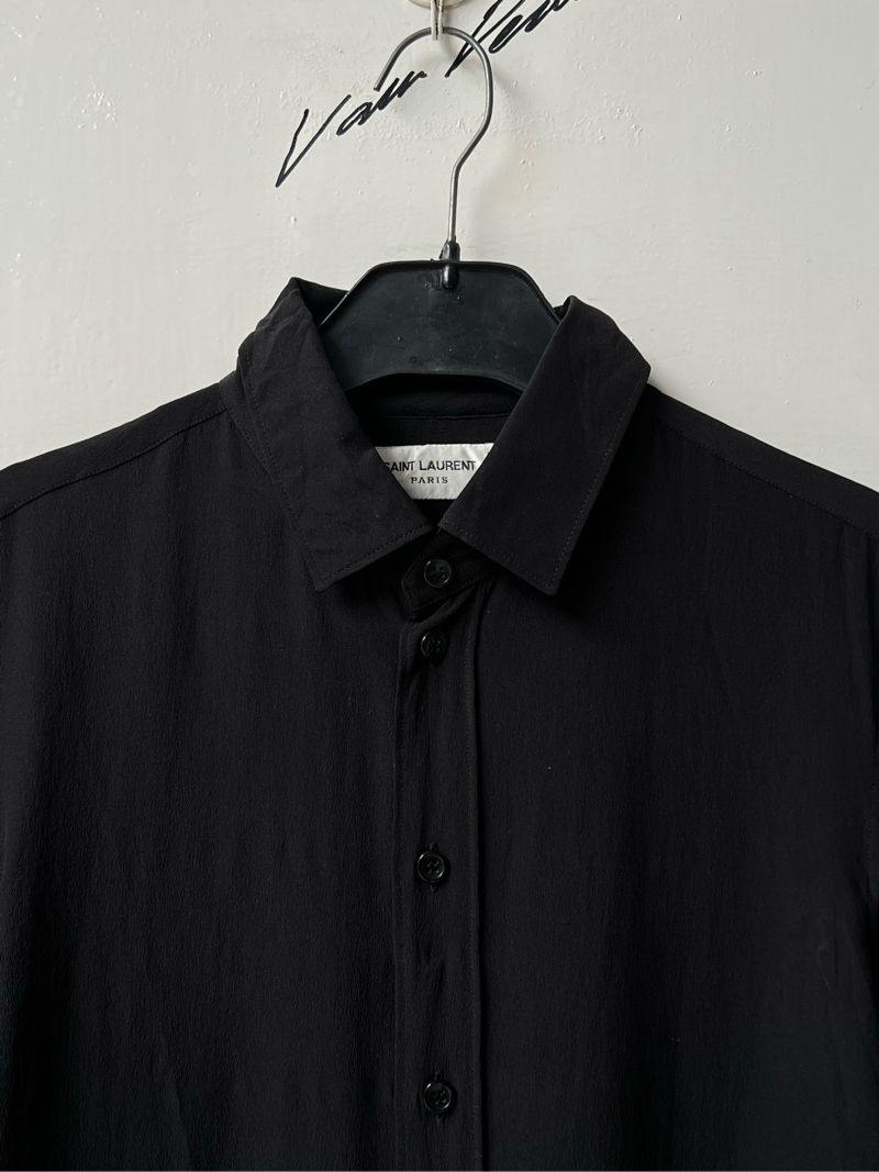 SAINT LAURENT Paris Black Shirt, foto 3
