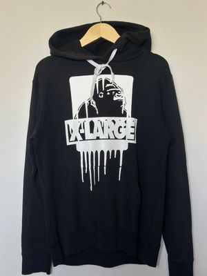 Xlarge Los Angeles hoodie classic big logo black pullover