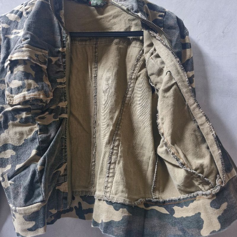 Jaket Army Crop Top, foto 7