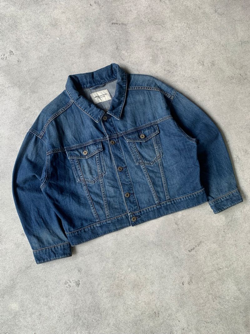 American Holic Cropped Boxy Trucker Denim Jacket, foto 2