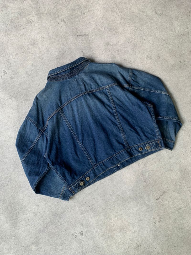 American Holic Cropped Boxy Trucker Denim Jacket, foto 7