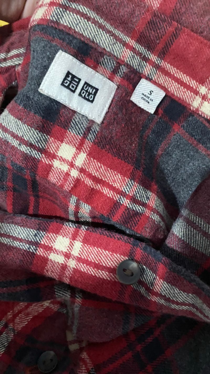 Kemeja Flanel Uniqlo, foto 3