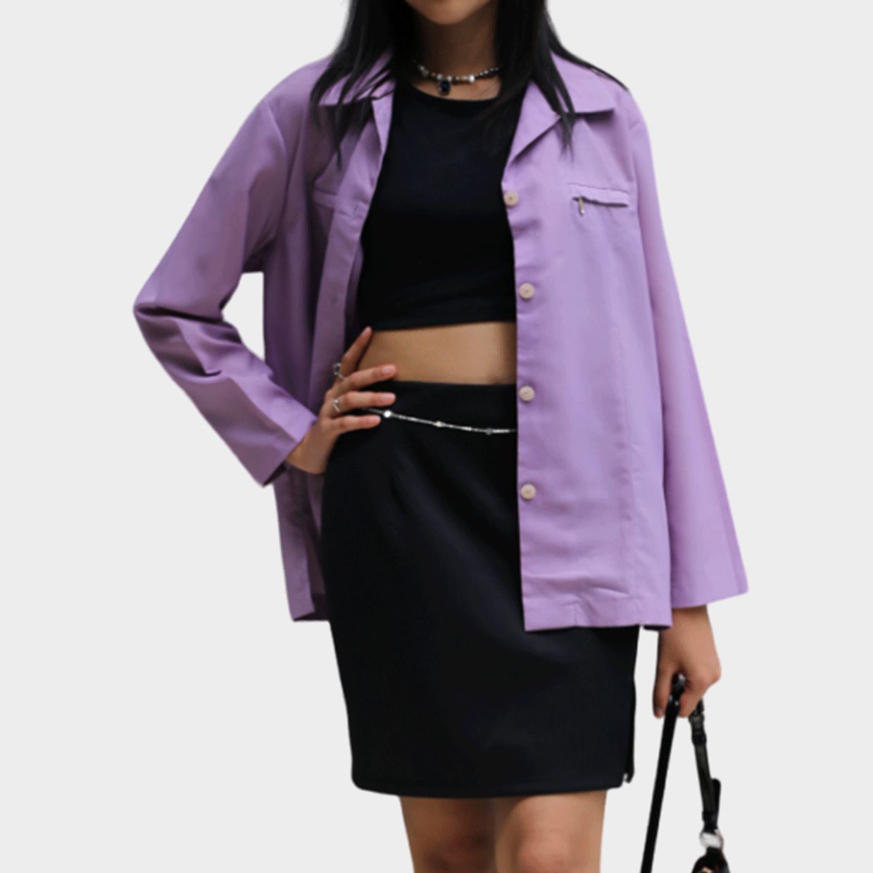 Lilac Outer 🩸 Fit S-M Vintage