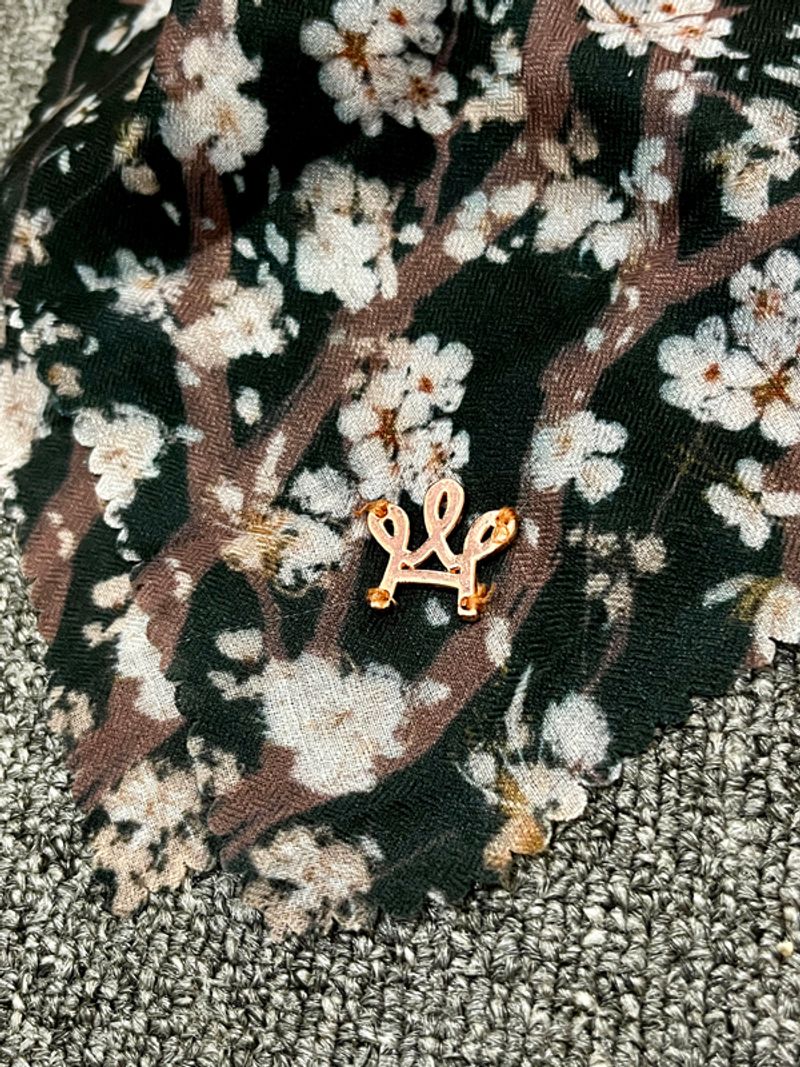 Hijab Scarf Halwa Motif Bunga, foto 3