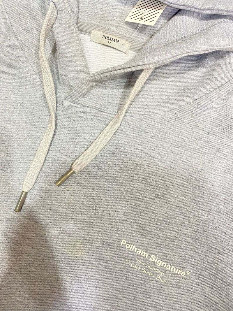 Hoodie polham basic abu-abu, foto 2