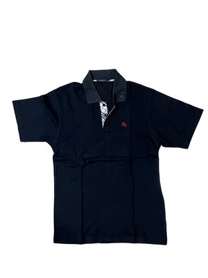 Burberry polo black shirt