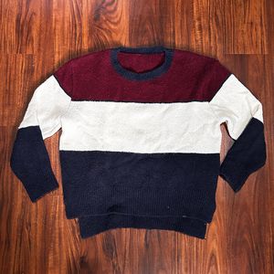 Sweater Maroon & Navy