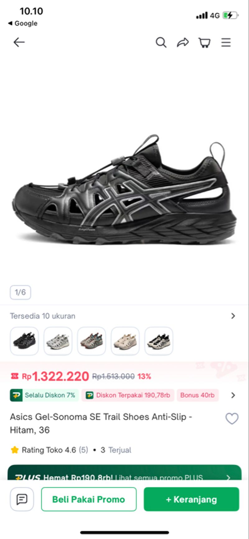ASICS GEL SONOMA TRAIL SHOES, foto 10