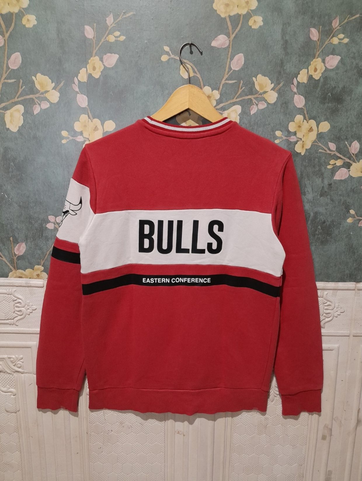Sportswear Sweater Pria white red, foto 2
