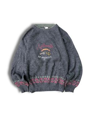 Knitwear Oversize Vintage Art Wool