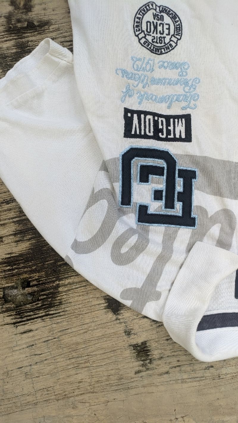 Y2k polo shirt Ecko Untld, foto 4