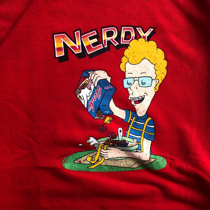 SWEATSHIRTS NERDY Cartoon Art, foto 2
