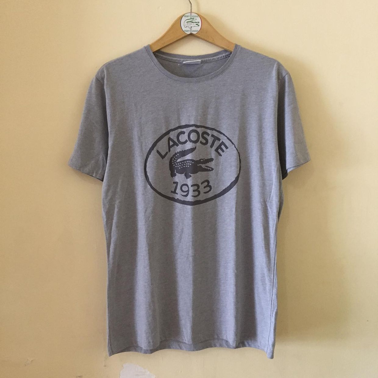 Lacoste Luxury Casual T-shirt Pria gray