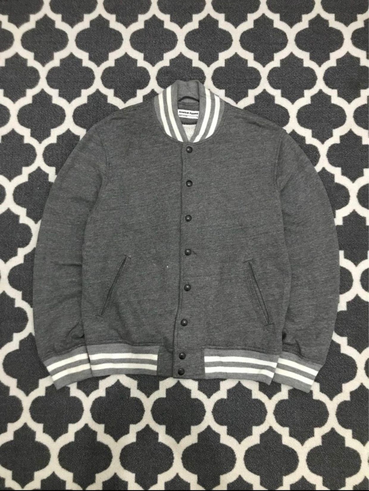 American Apparel Casual Puffer jacket Pria gray