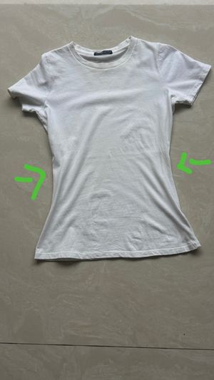 Waist fitter white brandy melville t shirt