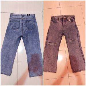 High Waist Ripped Jeans