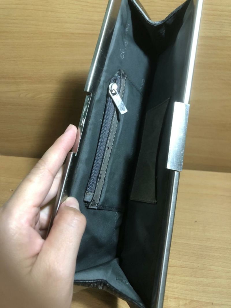 Calvin Klein Leather Vintage Cluth, foto 8