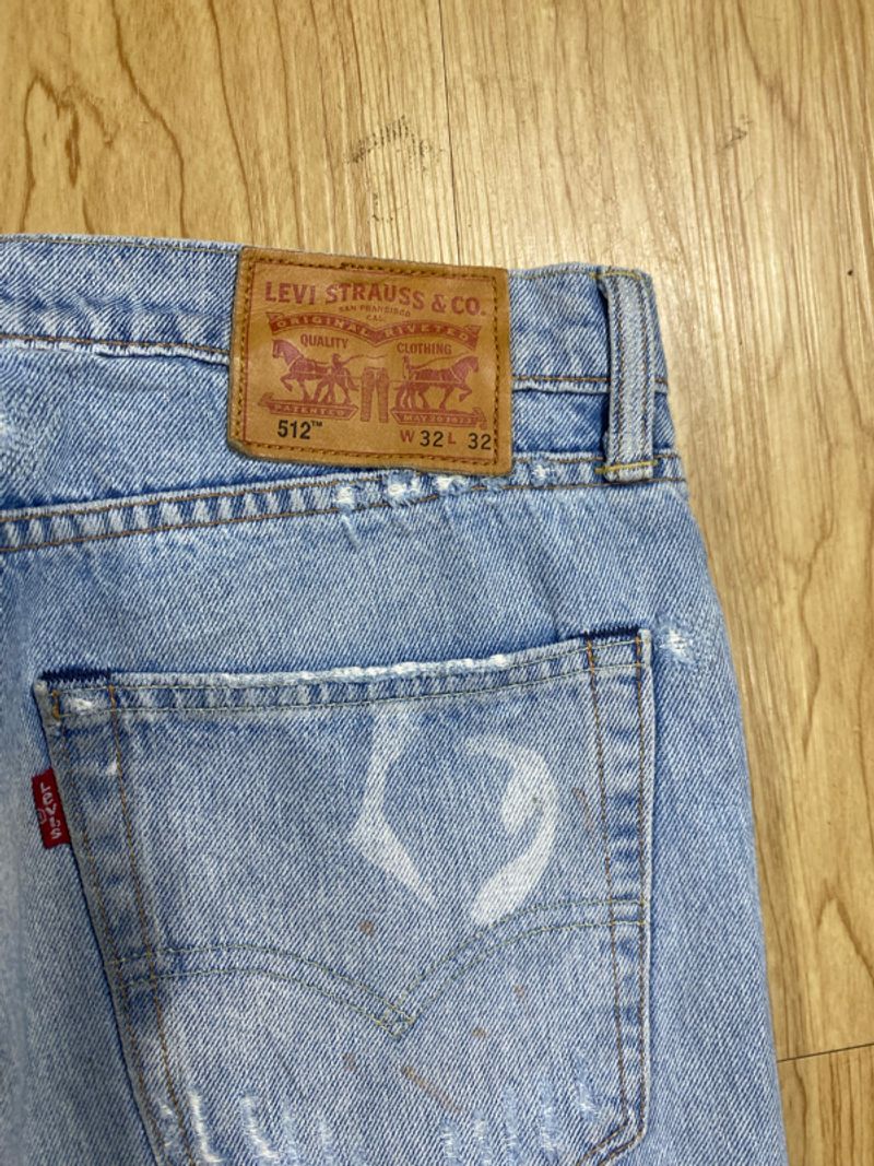 Levis 512 Distressed patchwork, foto 3