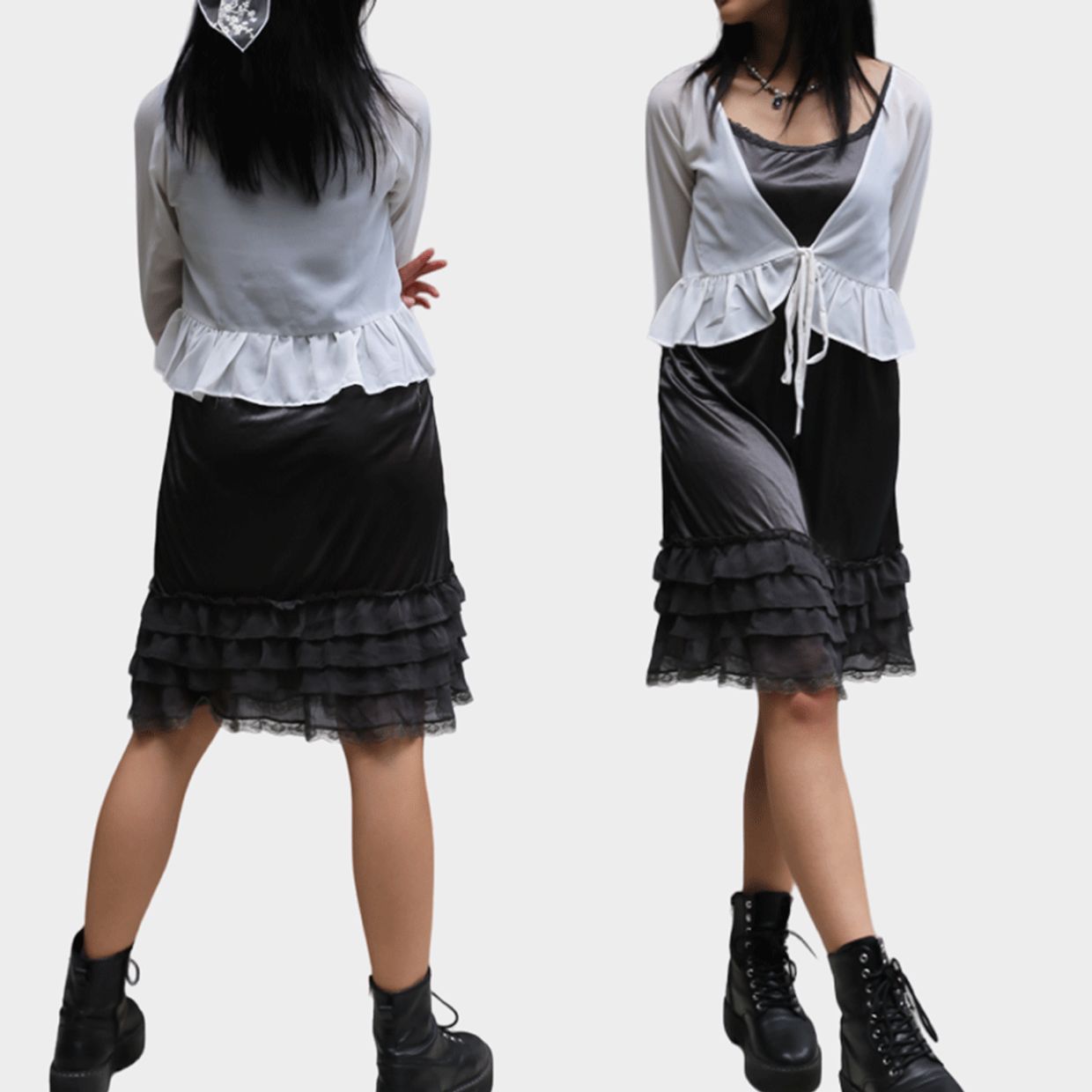 Lacy Babydoll Slip Dress 🩸 Fits