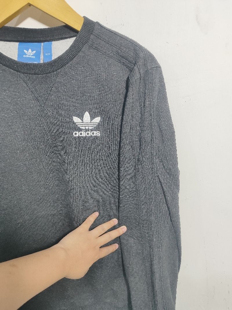 ADIDAS GARIS ABU GELAP, foto 3