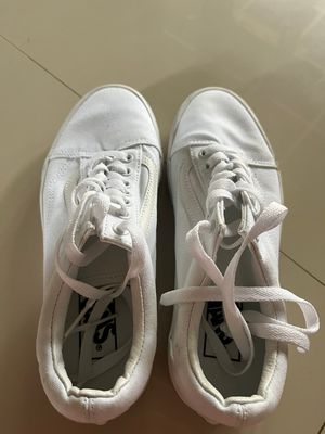 Vans old skool true white