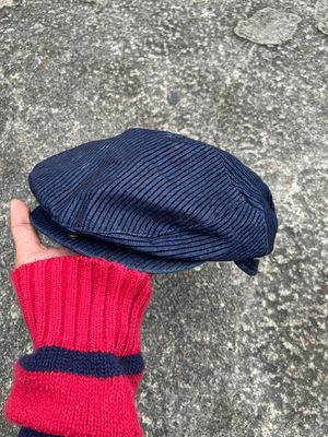 Japanesebrand Hickory Blue Indigo 2in1 Flat And Bucket Hat