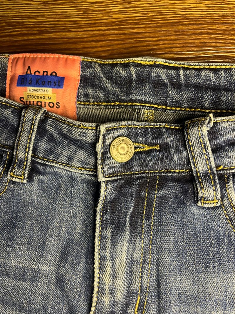 Acne studio denim jeans wash, foto 4