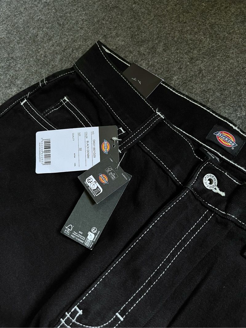 Dickies Double Knee Denim Pant Black, foto 8