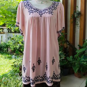 Batwing ethnic pink morikei y2k coquette vintage fairy