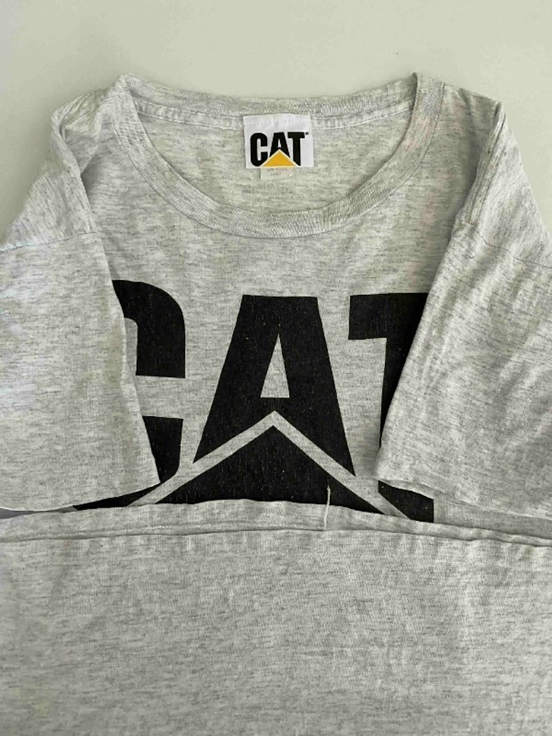KAOS TSHIRT VINTAGE 90S CATERPILLAR, foto 4