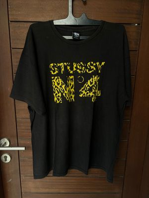 Kaos Stussy N4 Leopard Vintage