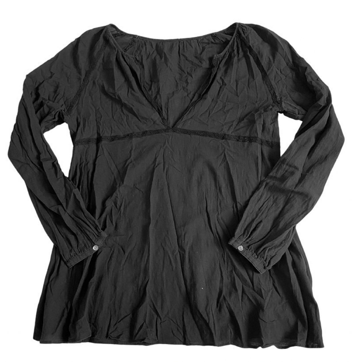 Blouse Wanita black gray