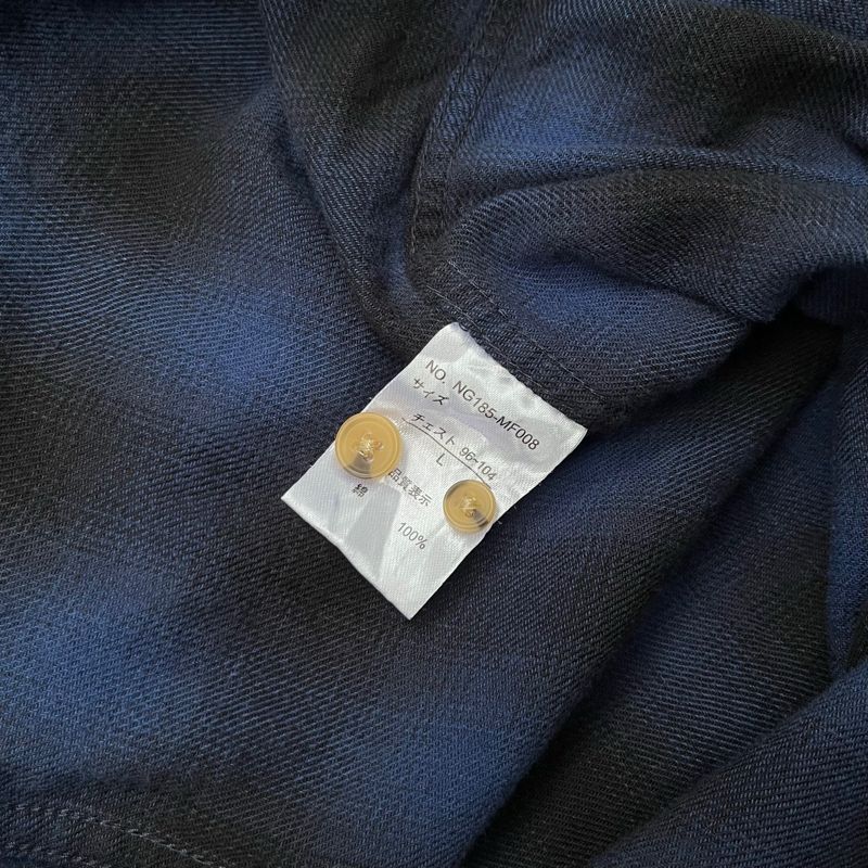 KEMEJA FLANEL VETERANO NAVY, foto 6