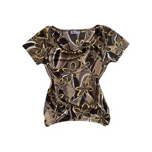 2000s Espritmur cowl neck tee
