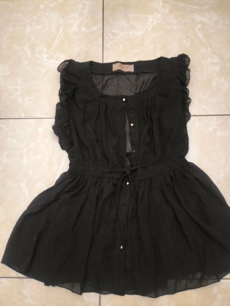 Atasan blouse transparan, foto 2