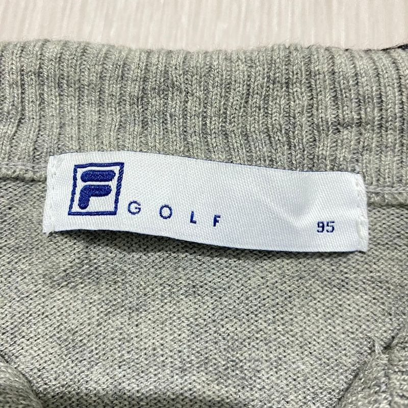 Halfzip Fila rajut, foto 5